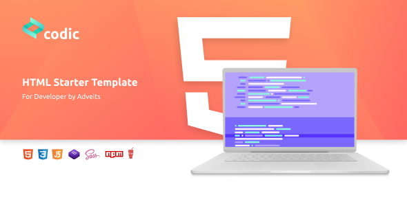 [Download] Codic – HTML Starter Template for Developer 