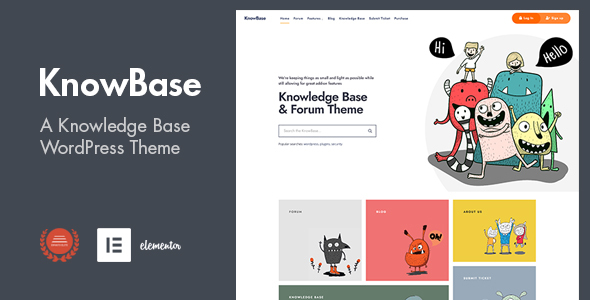 [Download] KnowBase – A Helpdesk & bbPress WordPress Theme 