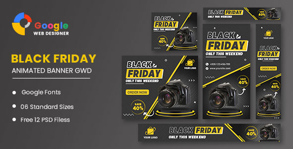 [Download] Product Sale Black Friday HTML5 Banner Ads GWD 