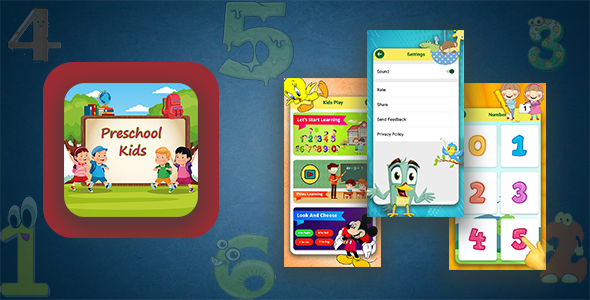 [Download] Kids Preschool Learning App With Facbook/Google Advertise Added | Android App 