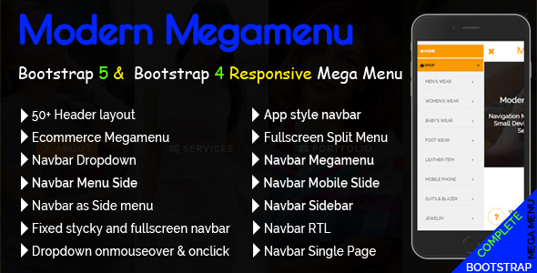 [Download] Modern Megamenu – Bootstrap Responsive Mega Menu 