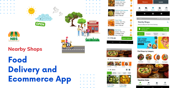 [Download] Nearby Shops – Multi-Restaurant Food Delivery and Ecommerce App 