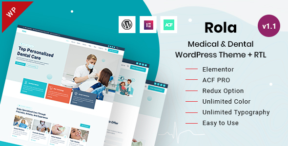 [Download] Rola – Medical Dental WordPress Theme 
