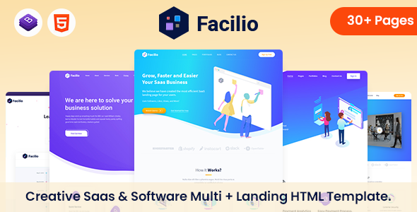 [Download] Facilio – Saas & Software HTML Template 