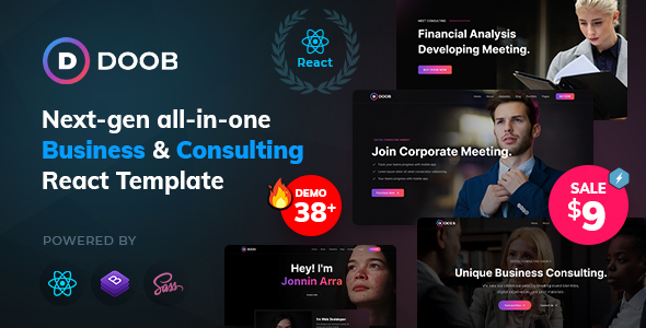 [Download] Doob – Business and Consulting React Teamplate 