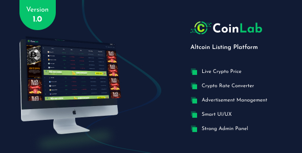 [Download] CoinLab – Altcoin Listing Platform 