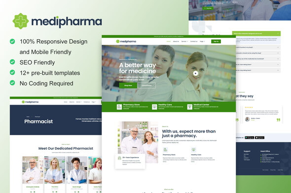 [Download] MediPharma – Pharmacy & Medical Elementor Template Kit 