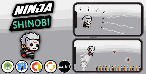 [Download] Ninja Shinobi – Android & Xcode Game with AdMob (Ready to Publish) 