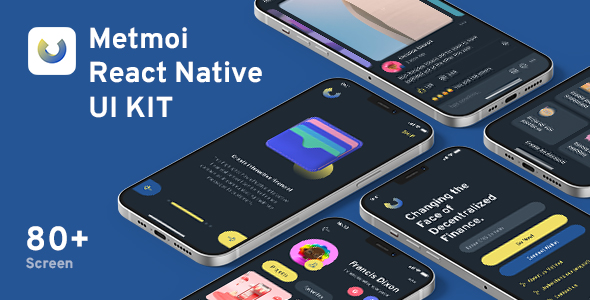 [Download] Metmoi – UI KIT React Native App Template 
