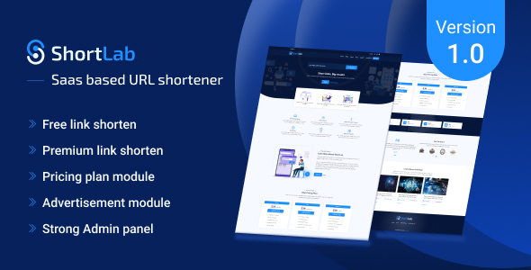 [Download] ShortLab – SAAS Based URL Shortener 