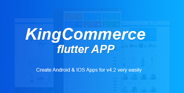 [Download] KingCommerce  APP – Multi vendor eCommerce Android and IOS Flutter App 