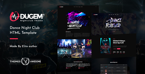 [Download] Dugem | Dance Night Club HTML Template 