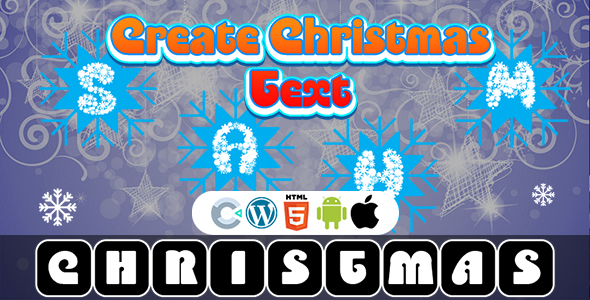 [Download] Create The Christmas Text Game (Construct 3 | C3P | HTML5) Christmas Game 