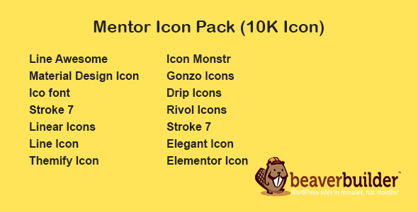 [Download] Mentor Icon Pack for Beaver Page Builder 