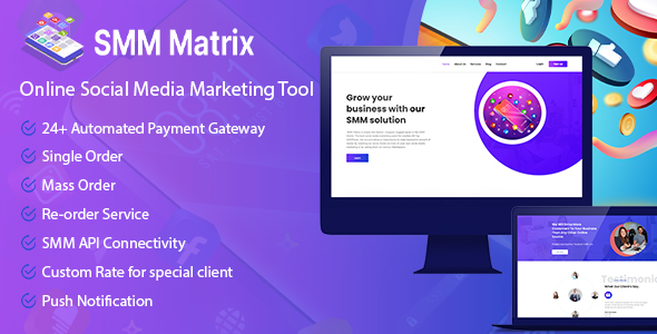 [Download] SMM Matrix – Social Media Marketing Tool 