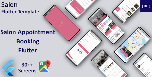 [Download] Multi Salon Appointment Booking App Template in Flutter 