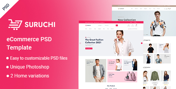 [Download] Suruchi- eCommerce PSD Template 