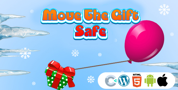 [Download] Move The Gift Safely Game (Construct 3 | C3P | HTML5) Christmas Game 