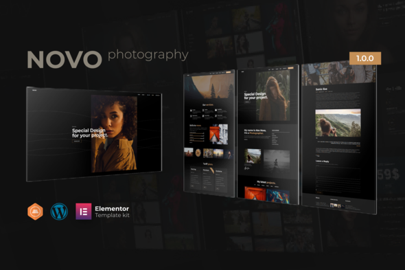 [Download] Novo – Photography Elementor Template Kit 