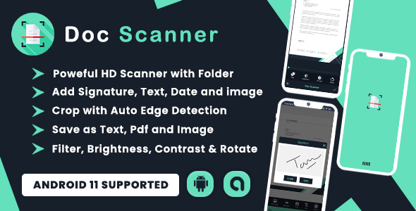 [Download] Doc and Card Scanner with signature (Android 11) 