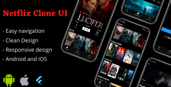 [Download] Netflix Clone App Flutter UI 