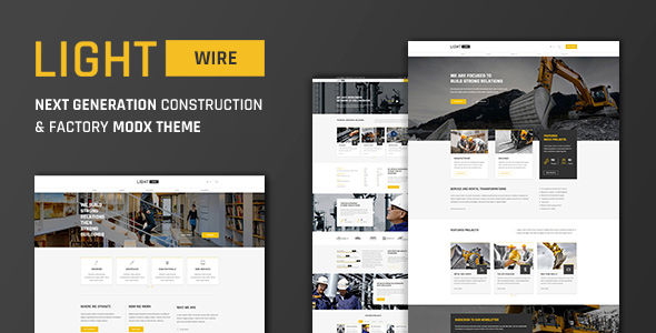 [Download] Lightwire – Construction & Industry MODX Theme 