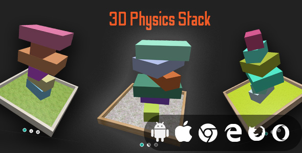 [Download] 3D Physics Stack – Cross Platform Puzzle Game 