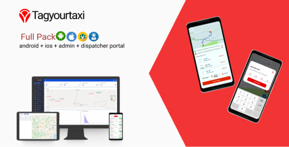 [Download] Tagyourtaxi – Taxi Application | Uber clone – Android + IOS + Dashboard 