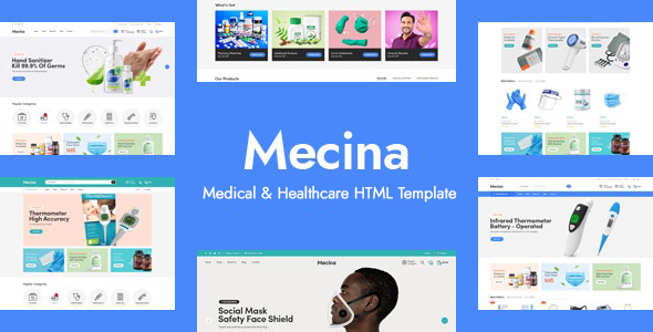 [Download] Mecina – Medical Store Website Template 