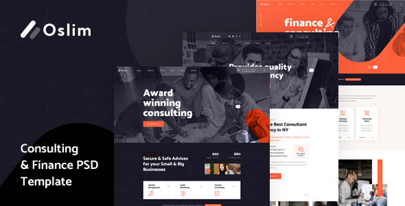 [Download] Oslim – Consulting Finance PSD Template 