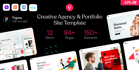 [Download] vCamp – Creative Agency & Portfolio HTML5 Template 