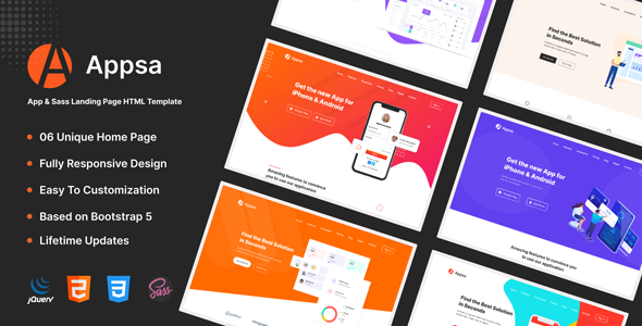 [Download] Appsa – Software, SaaS and App Landing Template 