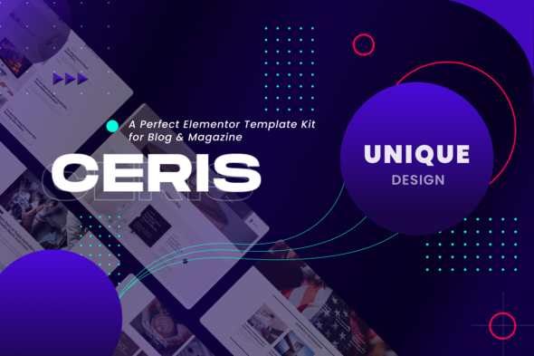 [Download] Ceris – Blog & Magazine Elementor Template Kit 