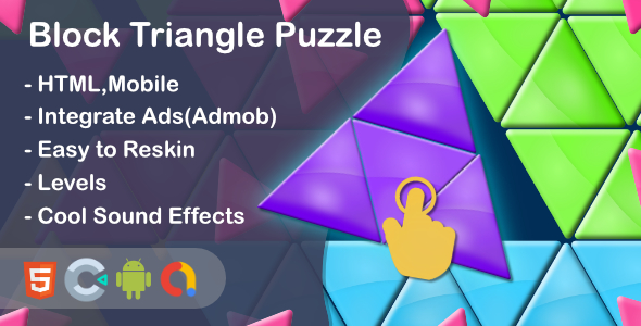 [Download] Block Triangle Puzzle(Html5 + Construct 3 +Mobile) 