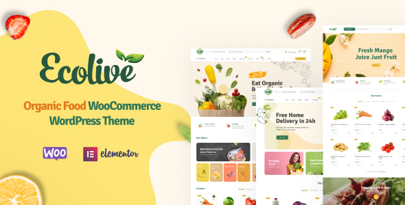 [Download] Ecolive – Organic Food WooCommerce WordPress Theme 