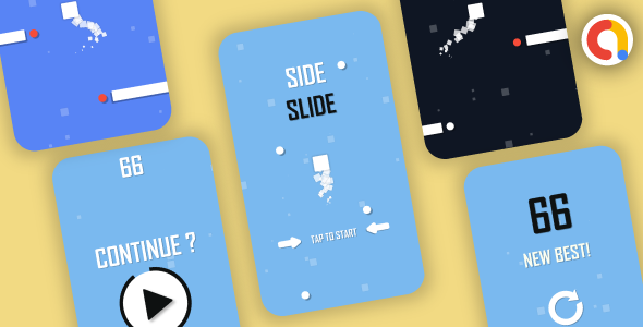 [Download] Side Slide Tap to Play + AdMob with Reward Video 