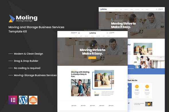 [Download] Moling – Moving and Storage Business Services Template Kit 