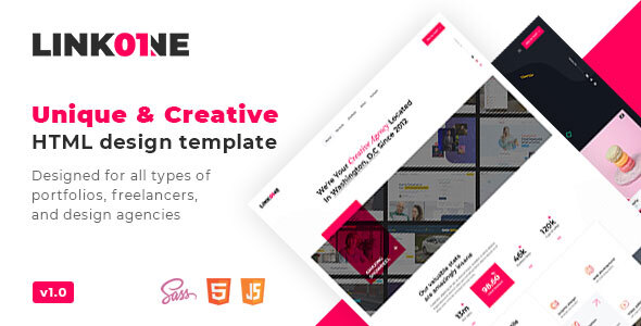 [Download] Linkone – Creative agency and portfolio html template 