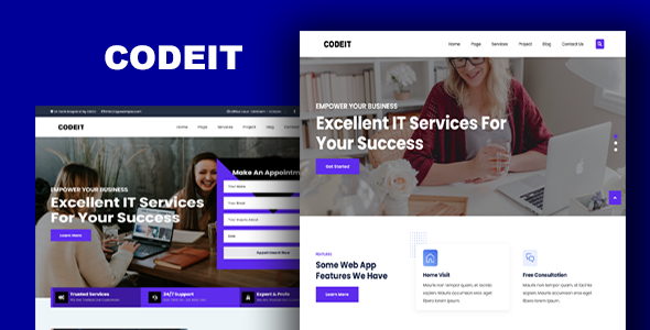 Nulled CODEIT – Technology & IT Solutions HTML5 Template free download