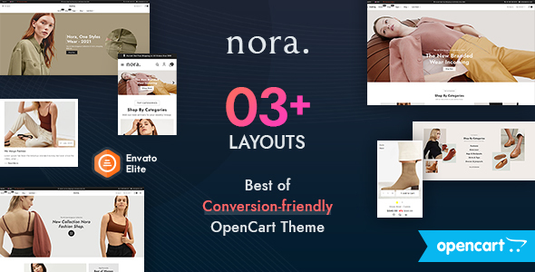 [Download] Nora – Boutique OpenCart Multi-Purpose Responsive Theme 
