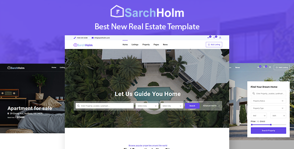 [Download] Sarchholm real estate laravel multilingual agency portal 