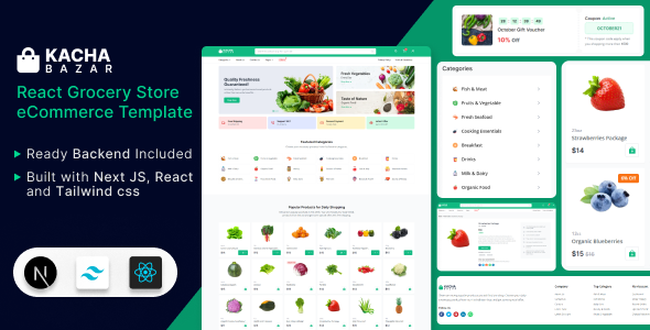 [Download] KachaBazar – React Grocery Store and Food eCommerce Template 