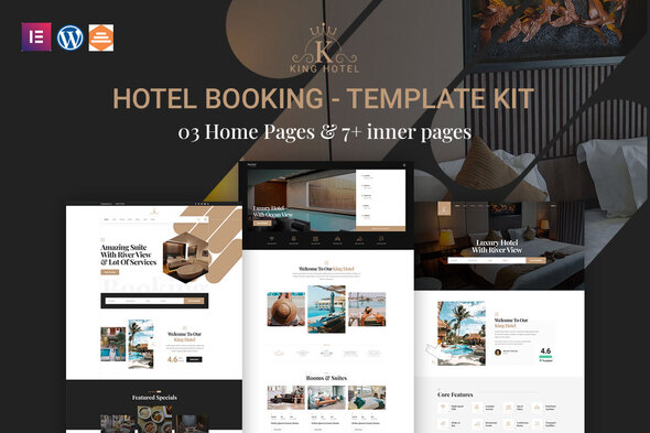[Download] KingHo – Hotel Booking Elementor Template Kit 