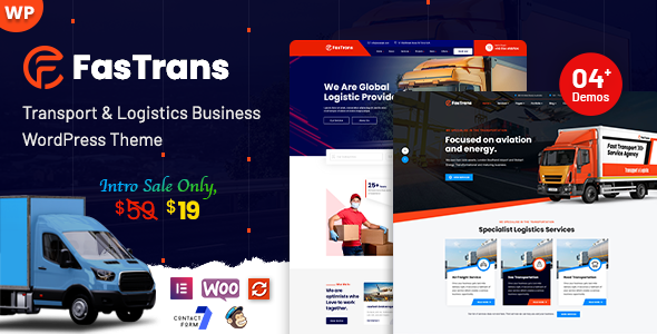 [Download] Fastrans – Logistics & Transportation WordPress Theme 