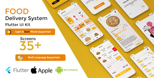 [Download] Food Delivery System for Restaurant UI Kit – Hungry 