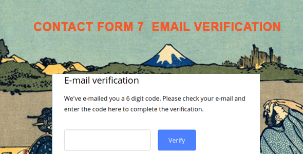 [Download] Contact Form 7 Email Verification – OTP Verification 