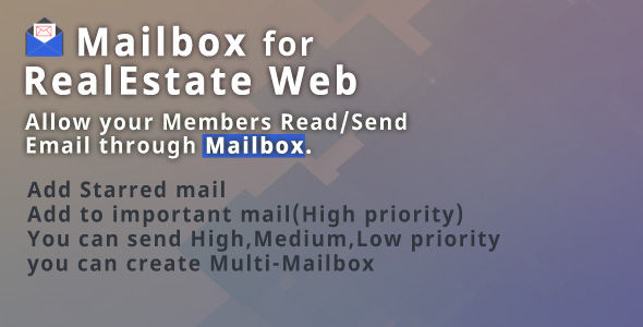 [Download] MailBox plugin for RealEstateWeb – with Agency Portal 
