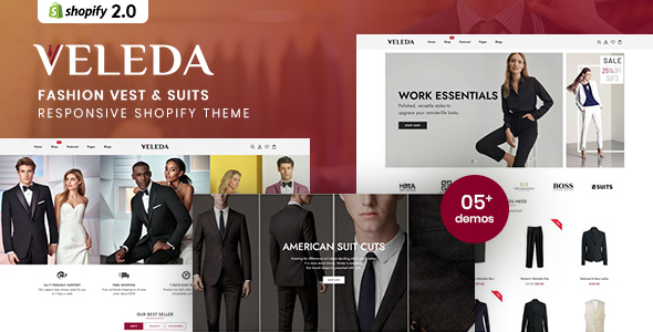 [Download] Veleda – Fashion Vest & Suits Responsive Shopify Theme 