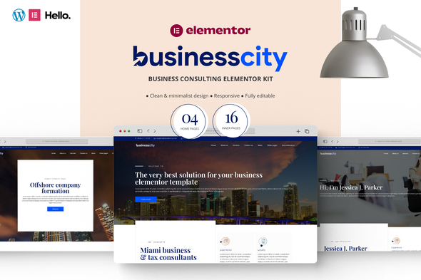 [Download] Businesscity – Business Consulting Elementor Template Kit 