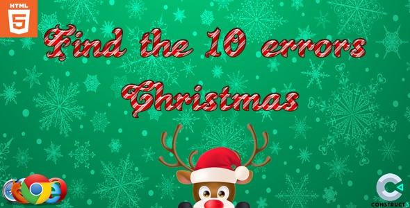 [Download] Find 10 errors – CRHISTMAS – HTML5 – Casual Game 